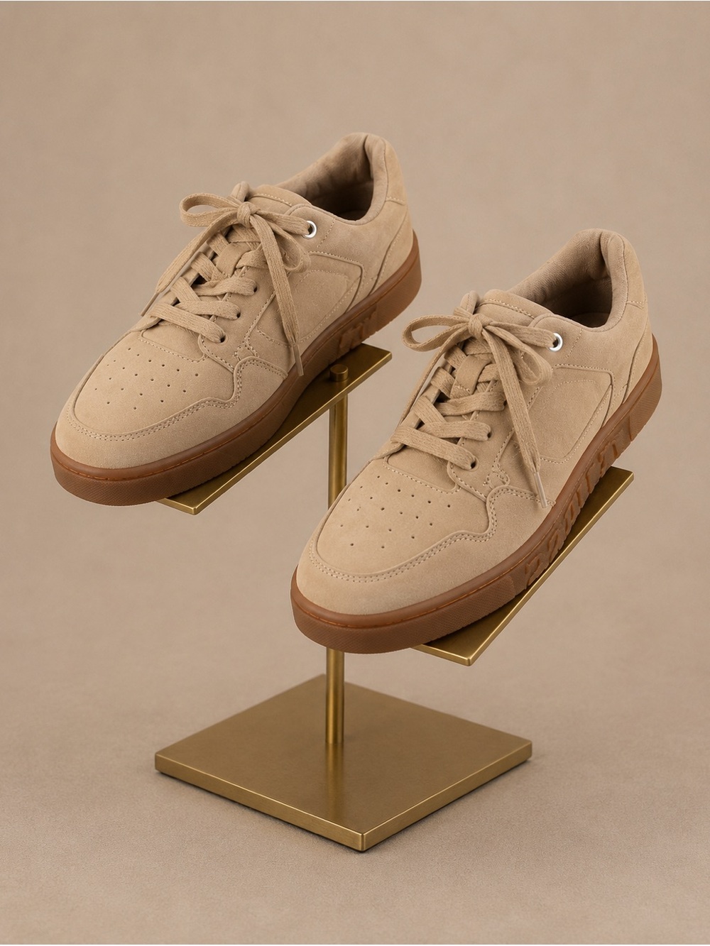 Guess Size 11 Dusty Rose Suede Sneakers